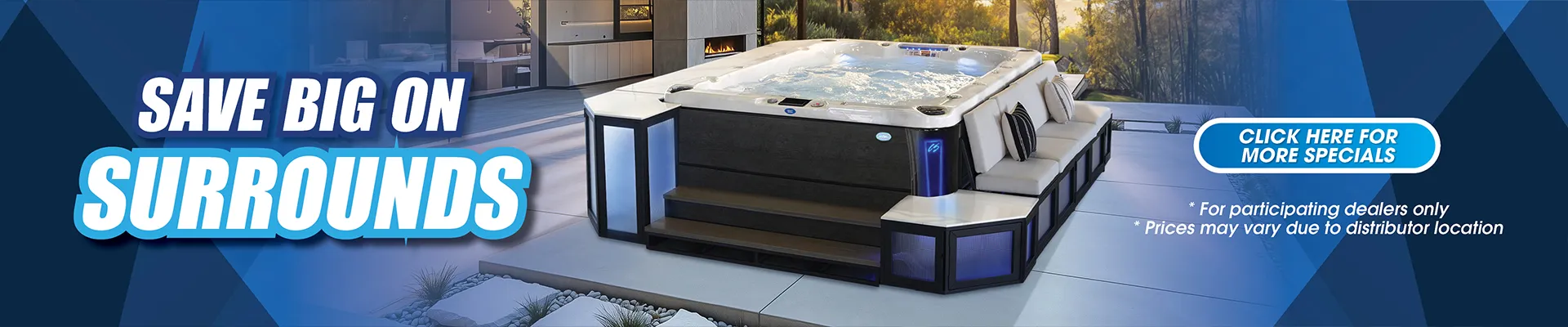 Calspas hot tub being used in a family setting - Shreveport